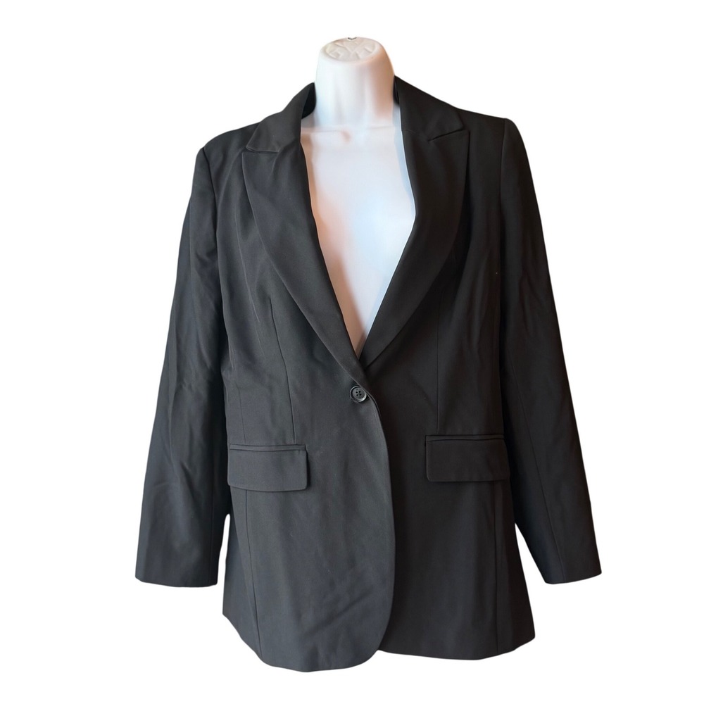 Banana Republic Sculpted Stretch Black Blazer Women's Size 6 NWT $160